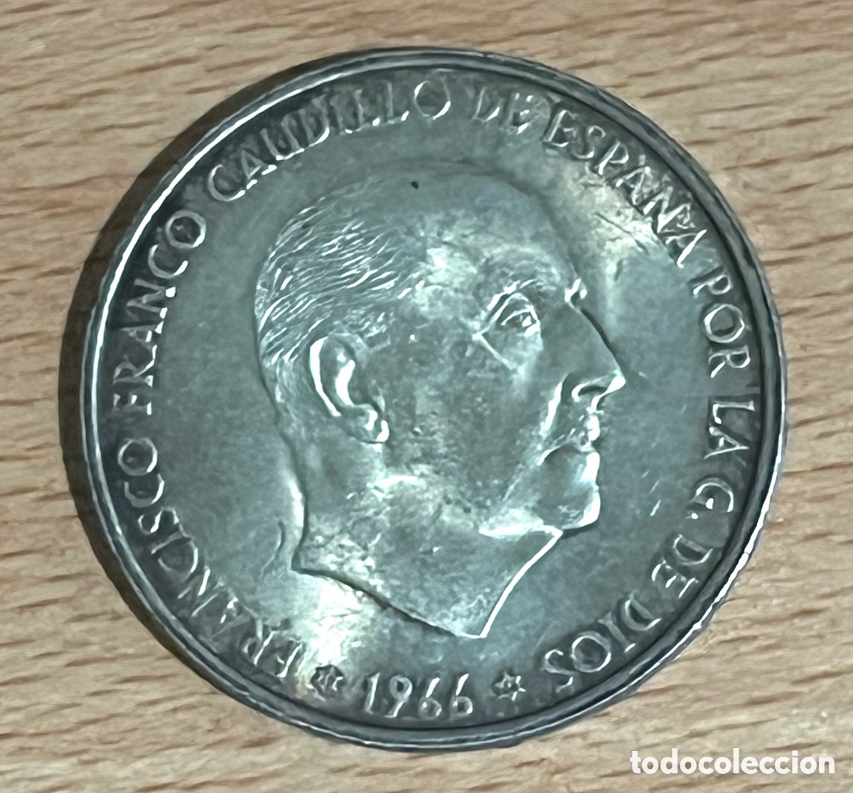 Monedas Franco: MONEDA 100 PESETAS - 1966, ESTRELLA 66 - PLATA - FRANCO