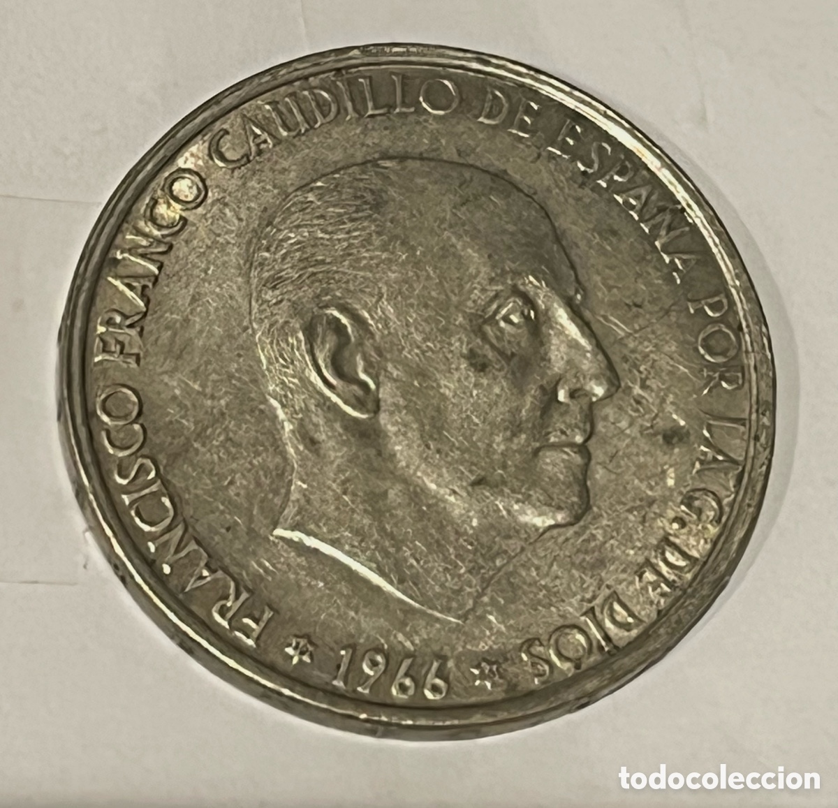 Monedas Franco: MONEDA 100 PESETAS - 1966, ESTRELLA 66 - PLATA - FRANCO