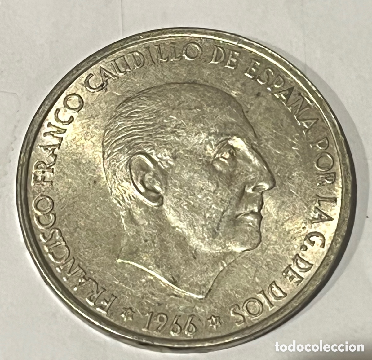 Monedas Franco: MONEDA 100 PESETAS - 1966, ESTRELLA 67 - PLATA - FRANCO