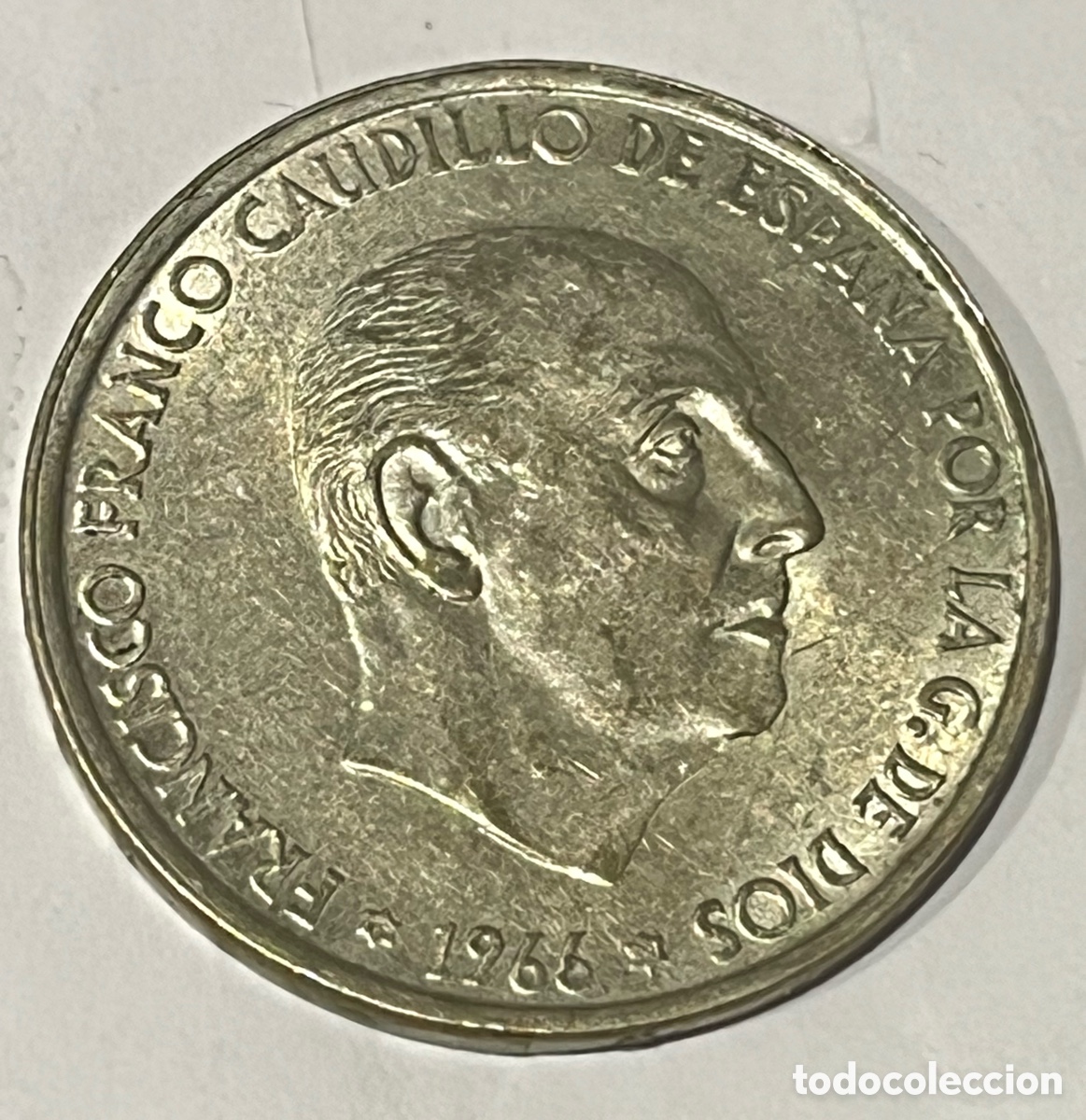 Monedas Franco: MONEDA 100 PESETAS - 1966, ESTRELLA 68 - PLATA - FRANCO
