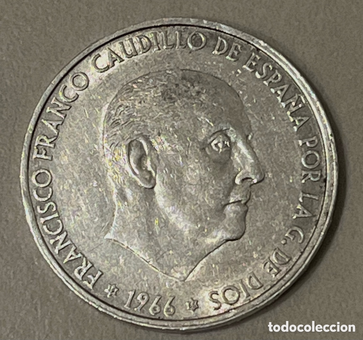 Monedas Franco: MONEDA 100 PESETAS - 1966, ESTRELLA 66 - PLATA - FRANCO