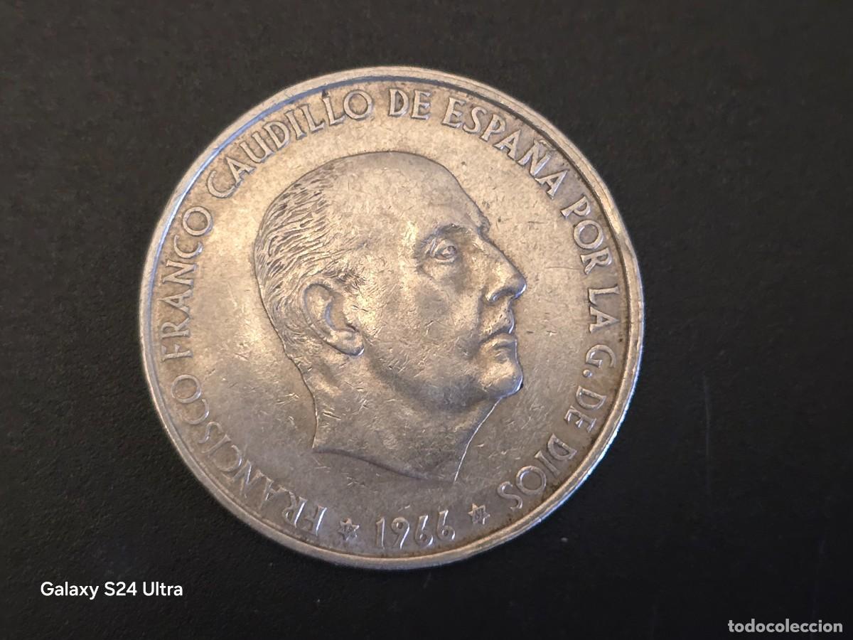 Monedas Franco: 100 PESETAS DE 1966..*19*67....19 GRAMOS DE PLATA.....MUY BONITA..... LA DE LAS FOTOS