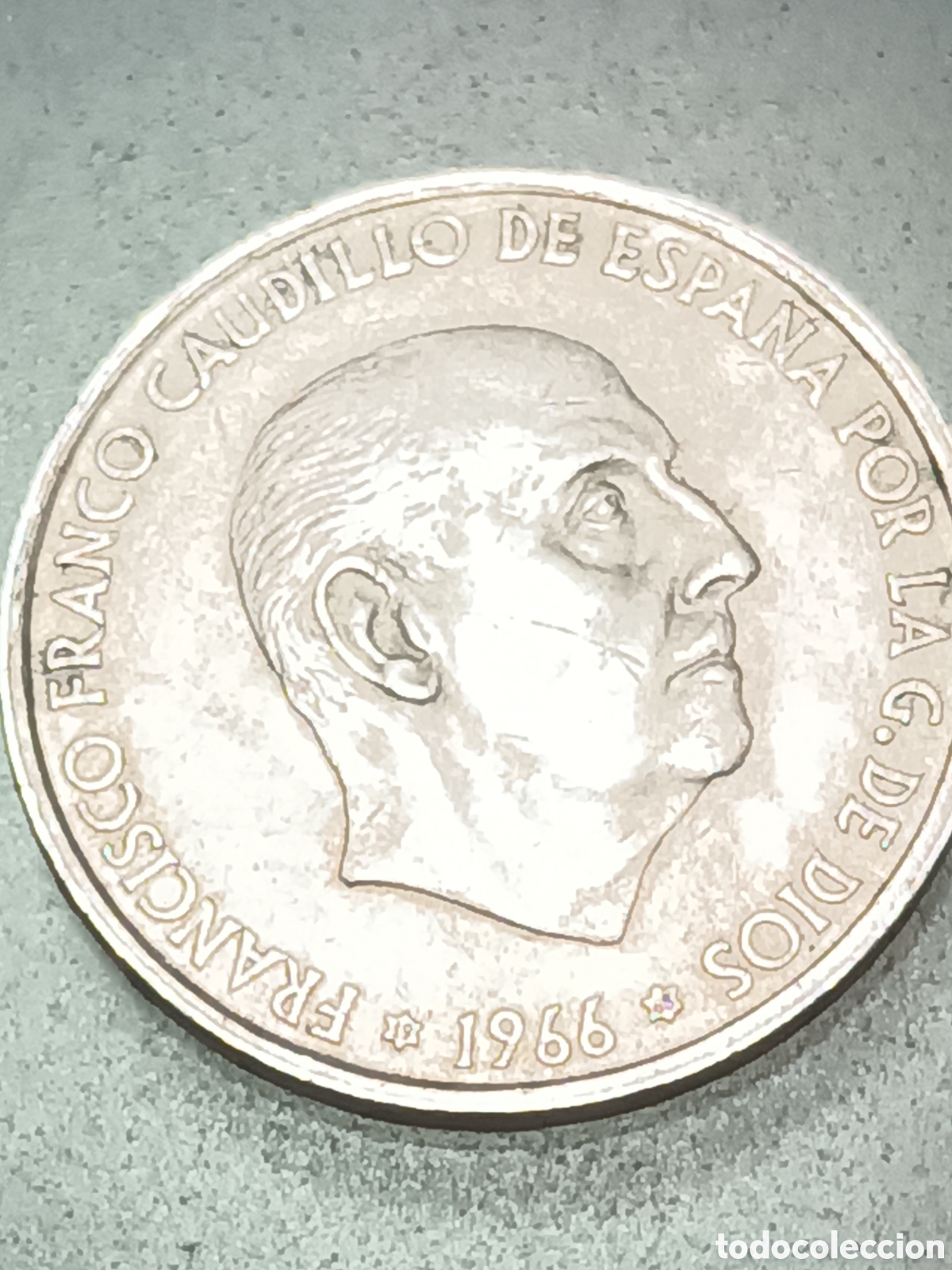 Monedas Franco: MONEDA DE 100 PESETAS DE PLATA ESTADO ESPA&Ntilde;OL A&Ntilde;O 1966*68