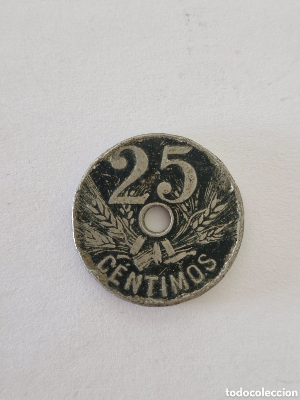 Monedas Franco: Moneda antigua 25 C&eacute;ntimos Espa&ntilde;a 1927 (Alfonso XIII)