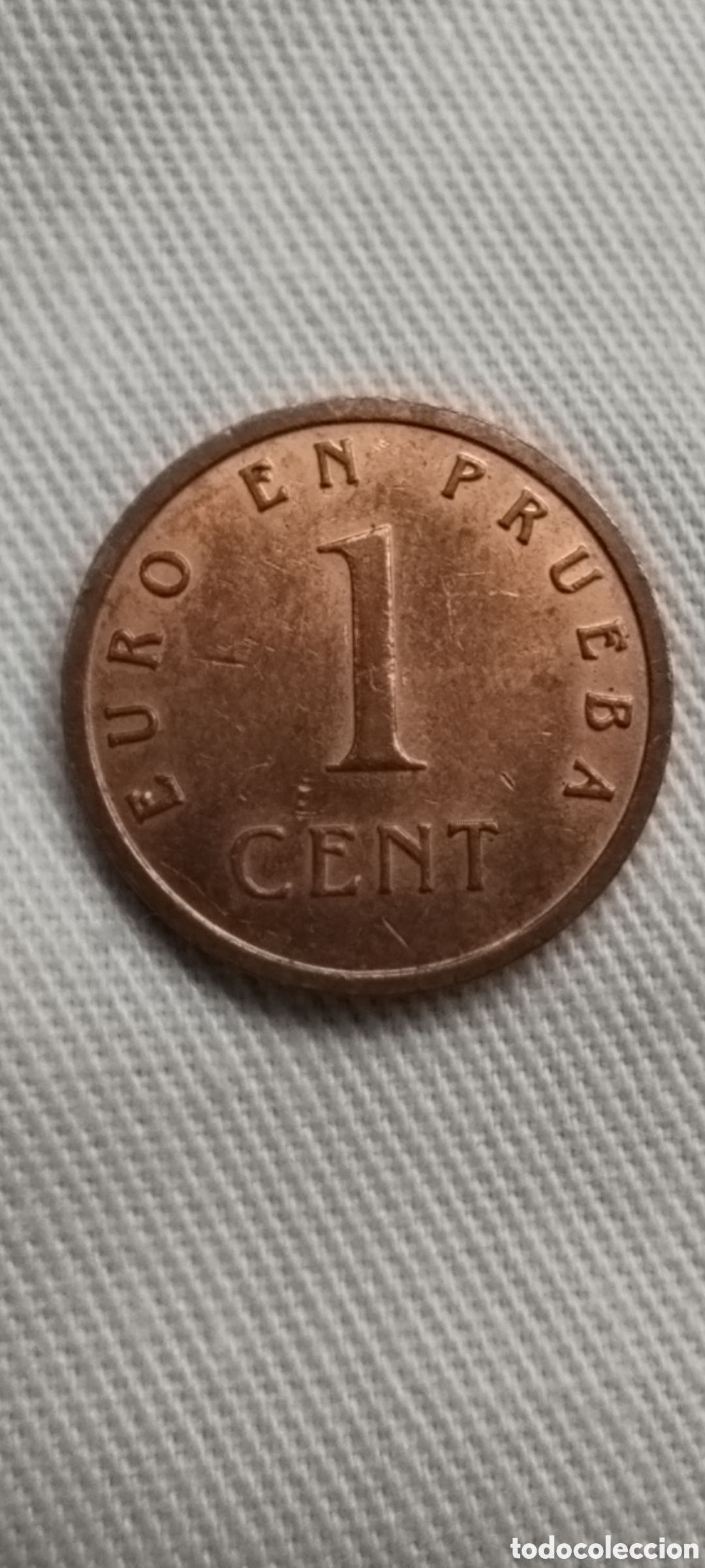 Monedas Franco: Moneda de un 1 c&eacute;ntimo de &rdquo;euro en prueba &rdquo;