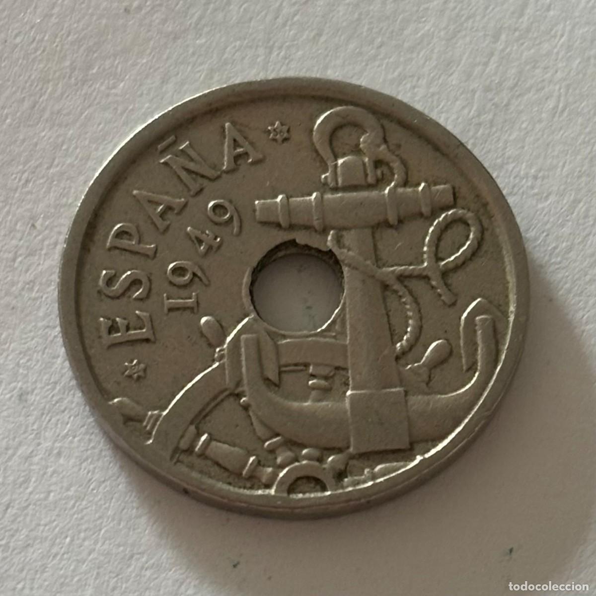 Monedas Franco: MONEDA DE 50 C&Eacute;NTIMOS 1949 ESTRELLA 56 (FOTO)