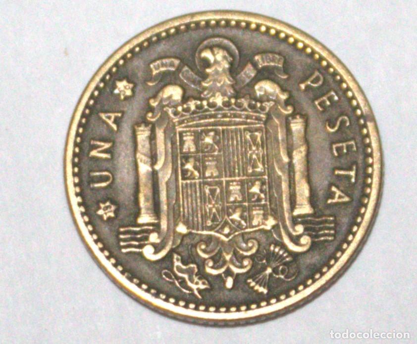 Monete Franco: MONEDA DE 1 PESETA FRANCO 1953 ESTRELLA 56 (FOTO)