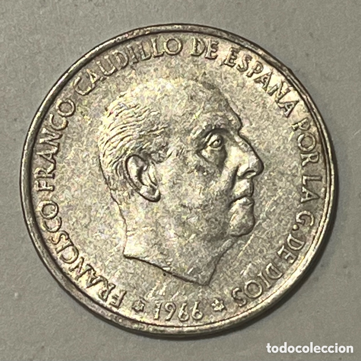 Monedas Franco: MONEDA 100 PESETAS 1966 *19 *68, PLATA - FRANCO