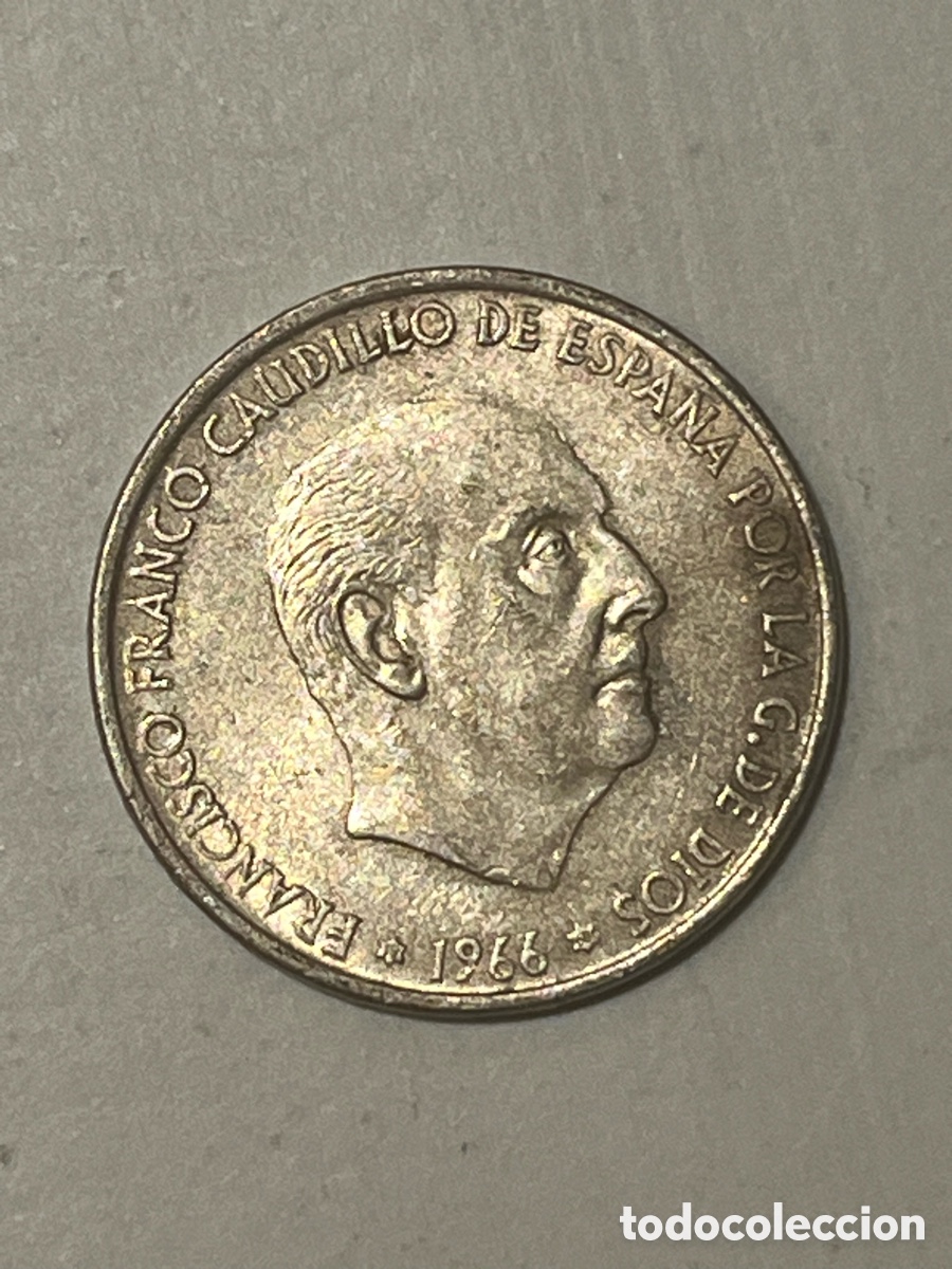 Monedas Franco: MONEDA 100 PESETAS 1966 *68 - PLATA - FRANCO