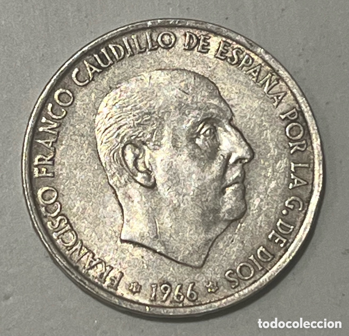Monedas Franco: MONEDA 100 PESETAS 1966 *68 - PLATA - FRANCO