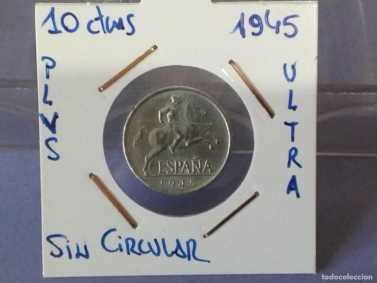 Monedas Franco: Moneda 10 centimos 1945 sin circular