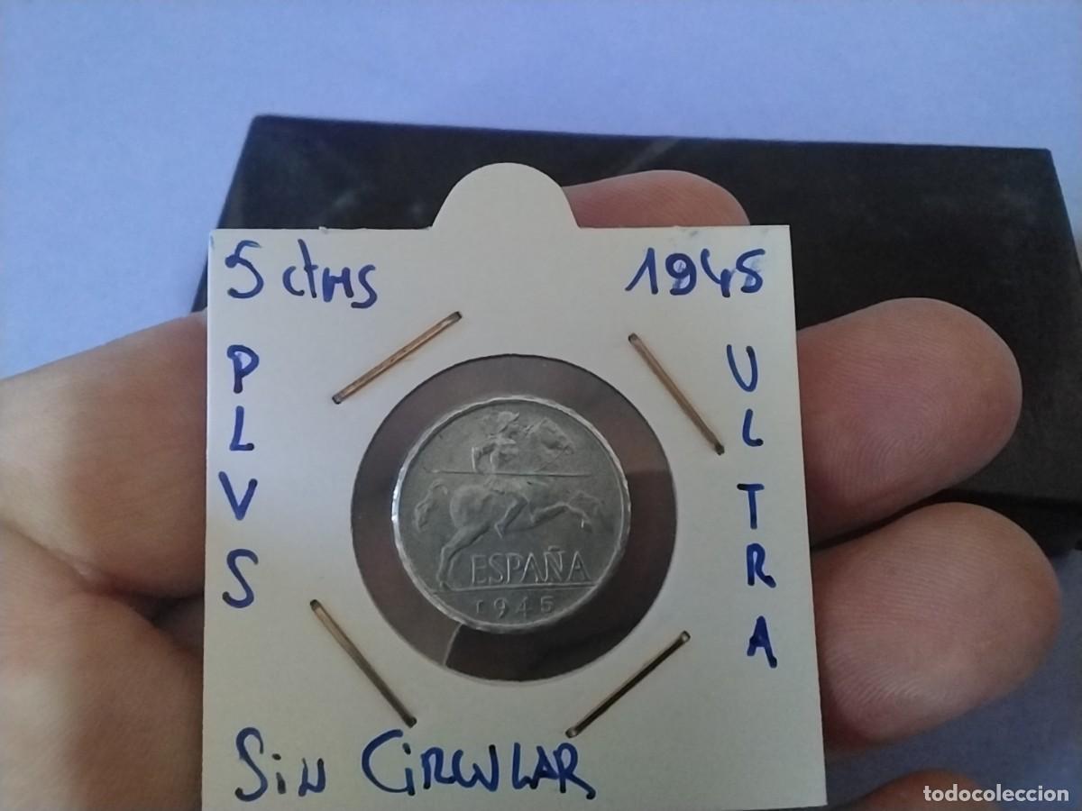 Monedas Franco: Moneda 5 centimos 1945 sin circular