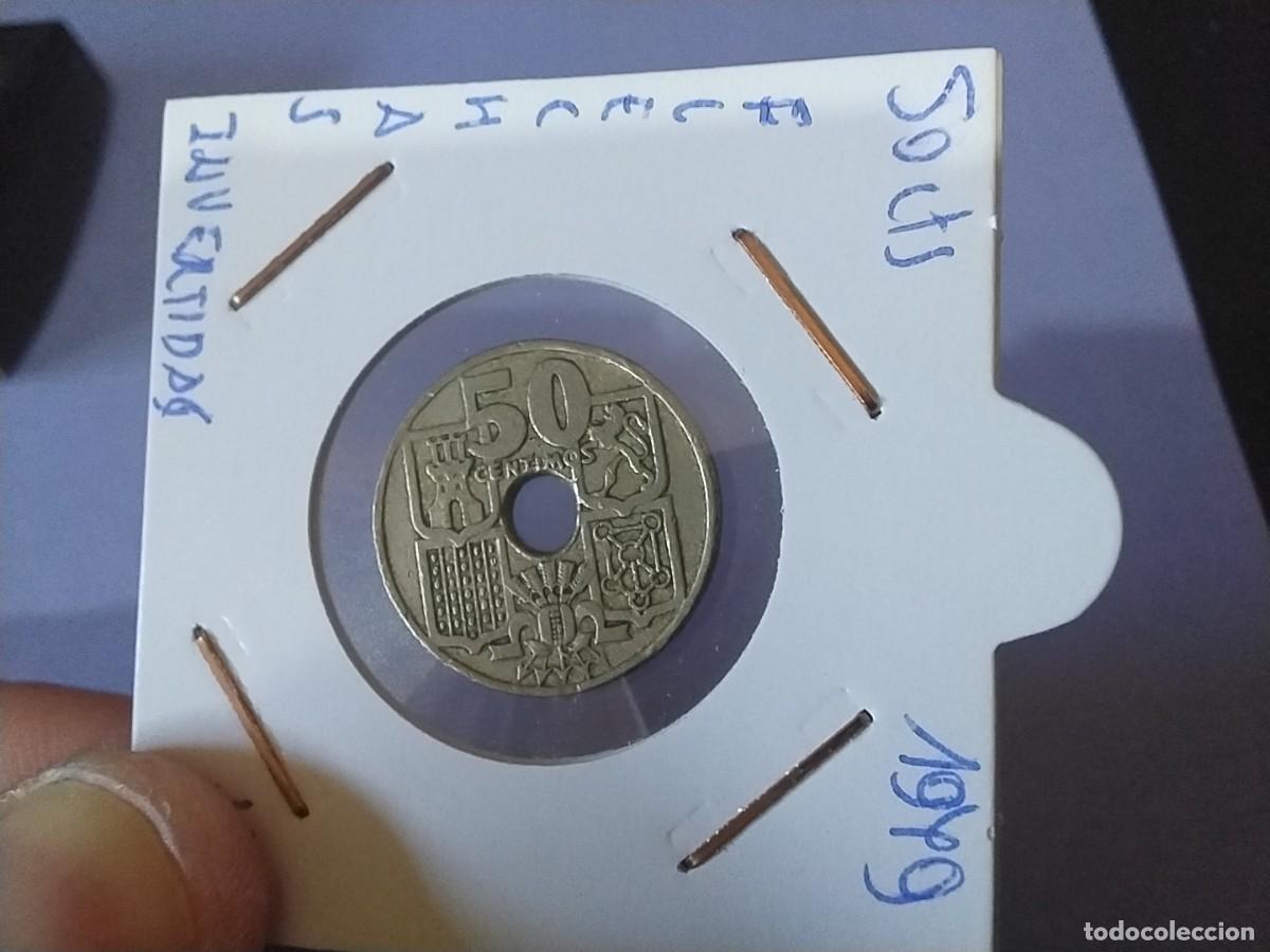 Monedas Franco: Moneda 50 centimos 1949 flechas invertidas