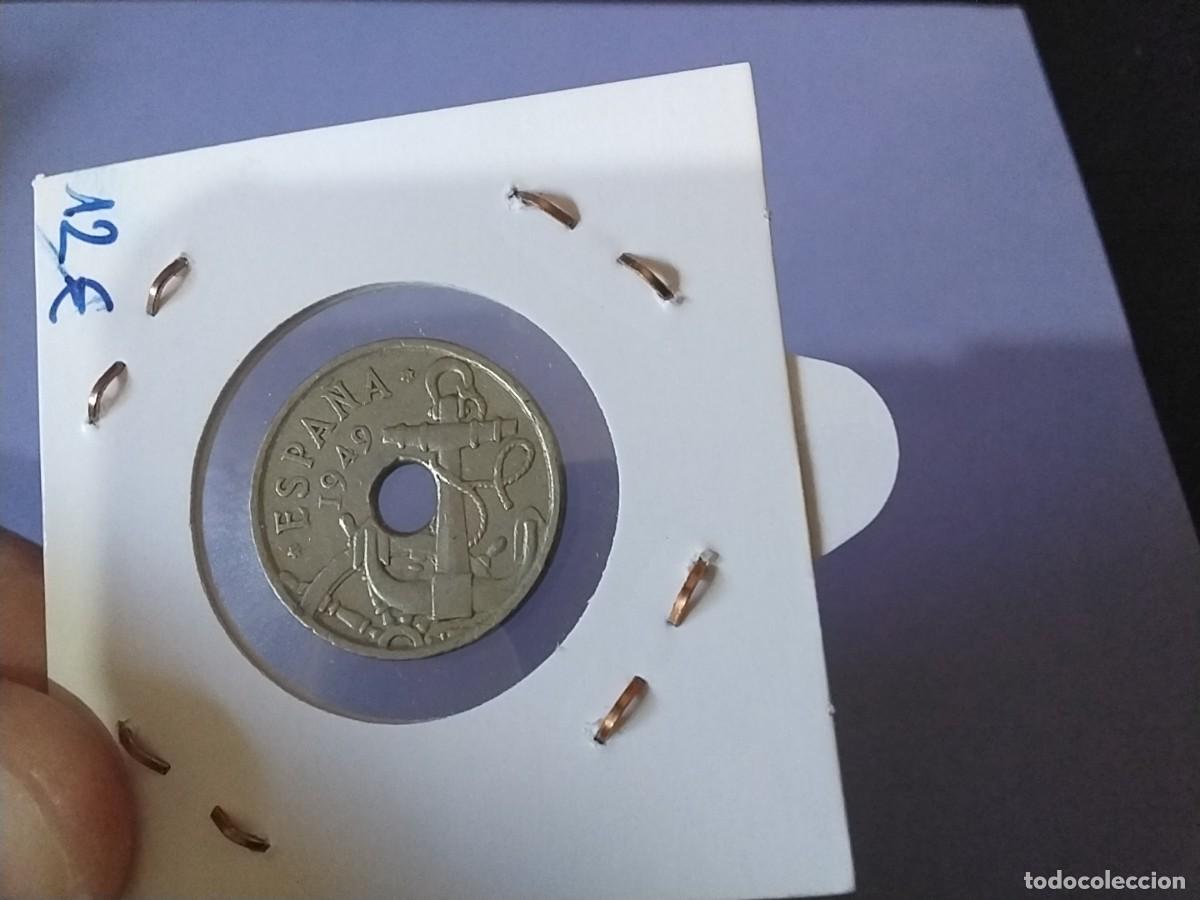 Monedas Franco: Moneda 50 centimos 1949 flechas invertidas - Foto 2