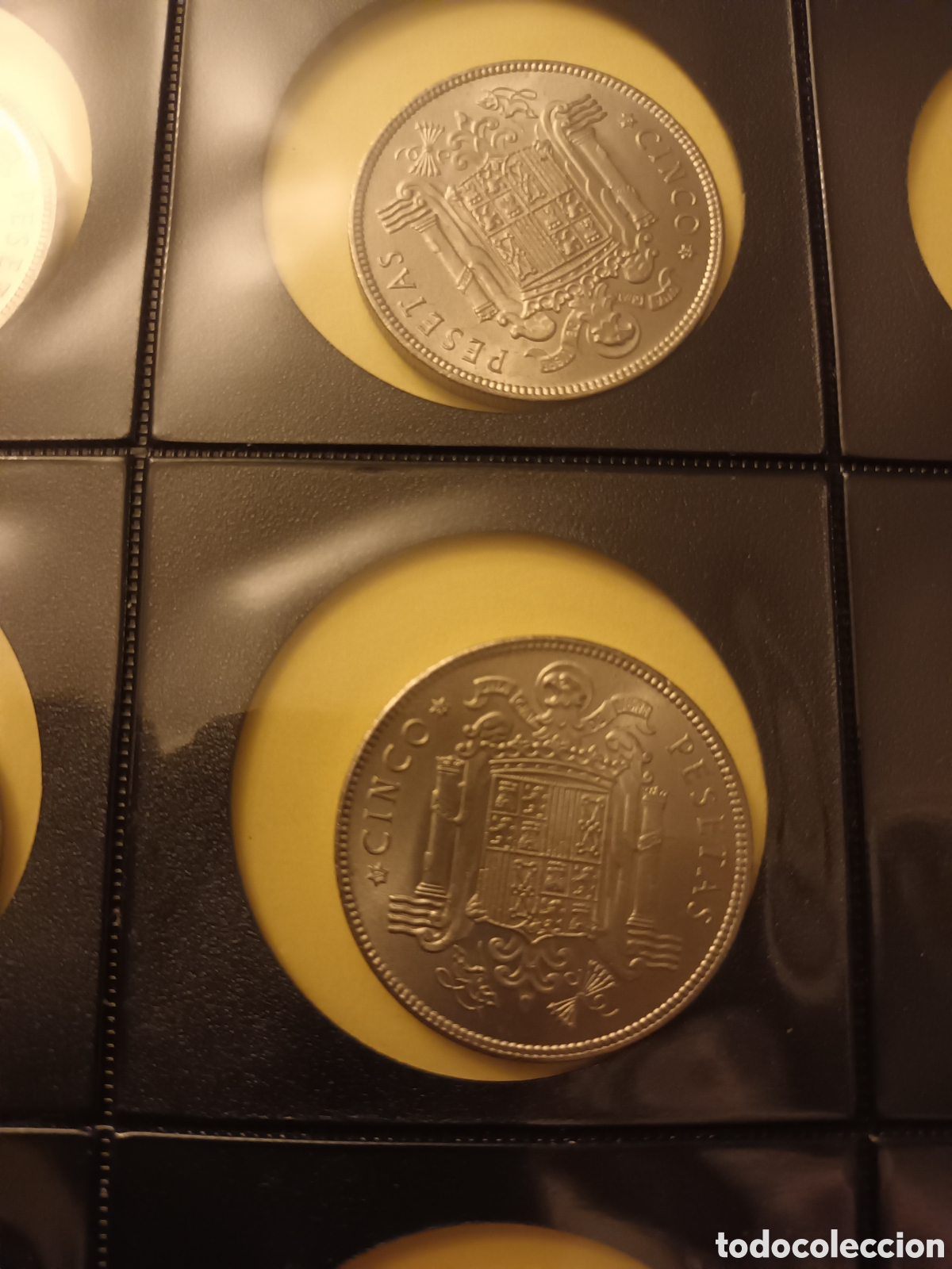 Monedas Franco: 5 pesetas a estrenar sc 1949. PRECIO CADA MONEDA.&Eacute;poca de Franco. VER fotos