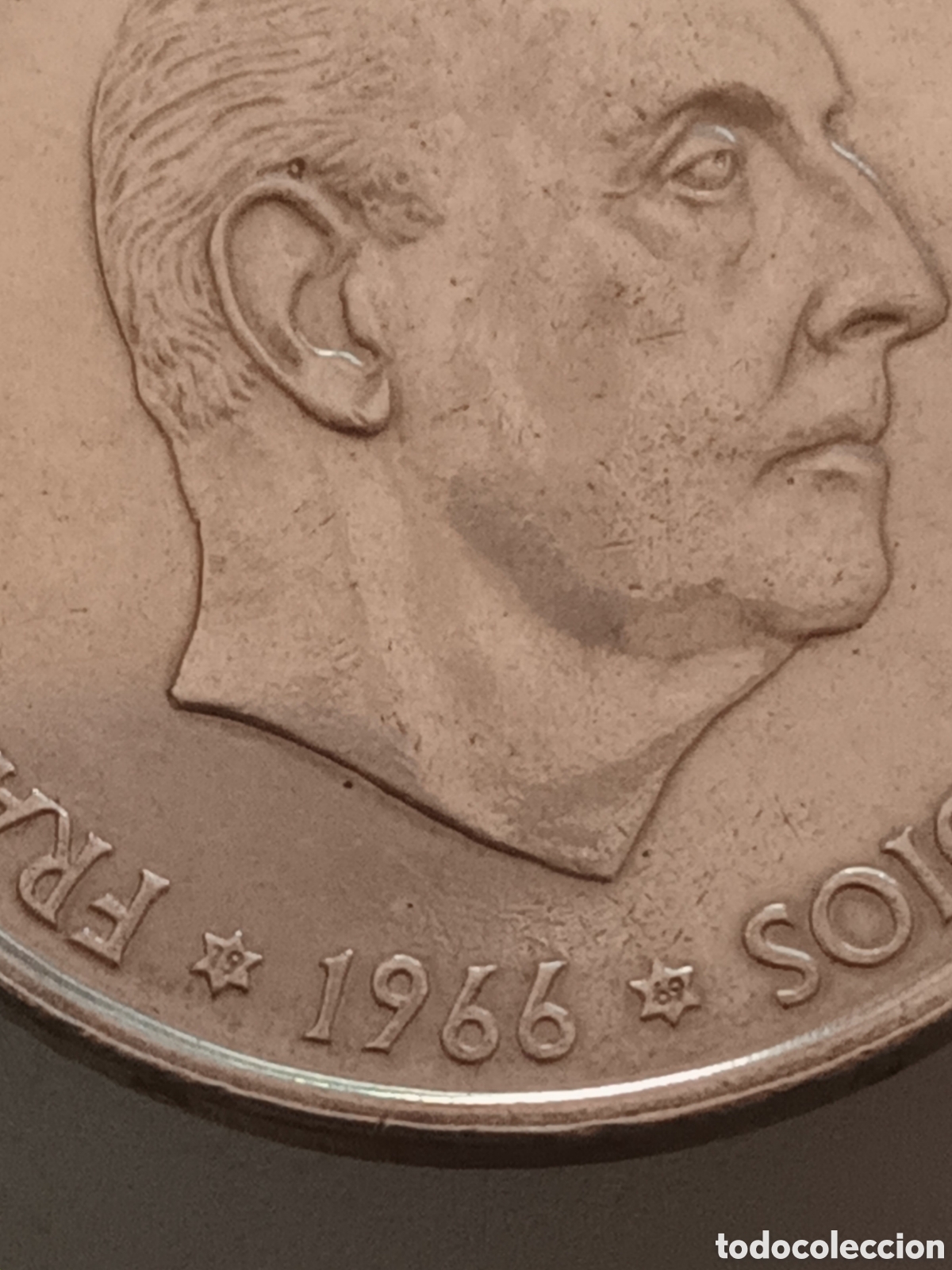 Monedas Franco: MONEDA DE 100 PESETAS DE PLATA A&Ntilde;O 1966*69