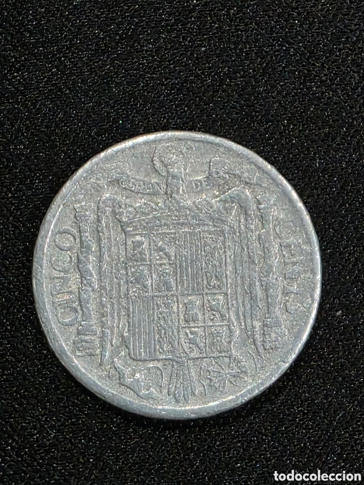 Monedas Franco: 5 centimos 1945 - PEDIDO M&Iacute;NIMO 5&euro; - Foto 2