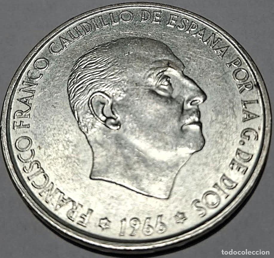 Monedas Franco: Estado Espa&ntilde;ol: 100 pesetas 1966*19-70, Sin Circular?: Muy bonita, PLATA./ La de las fotos.