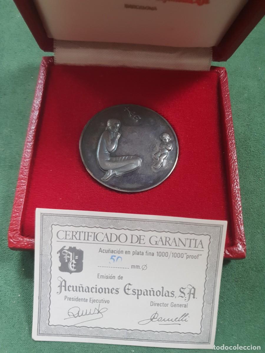 Monedas Franco: Moneda plata fina 1000/1000 acu&ntilde;aciones espa&ntilde;olas