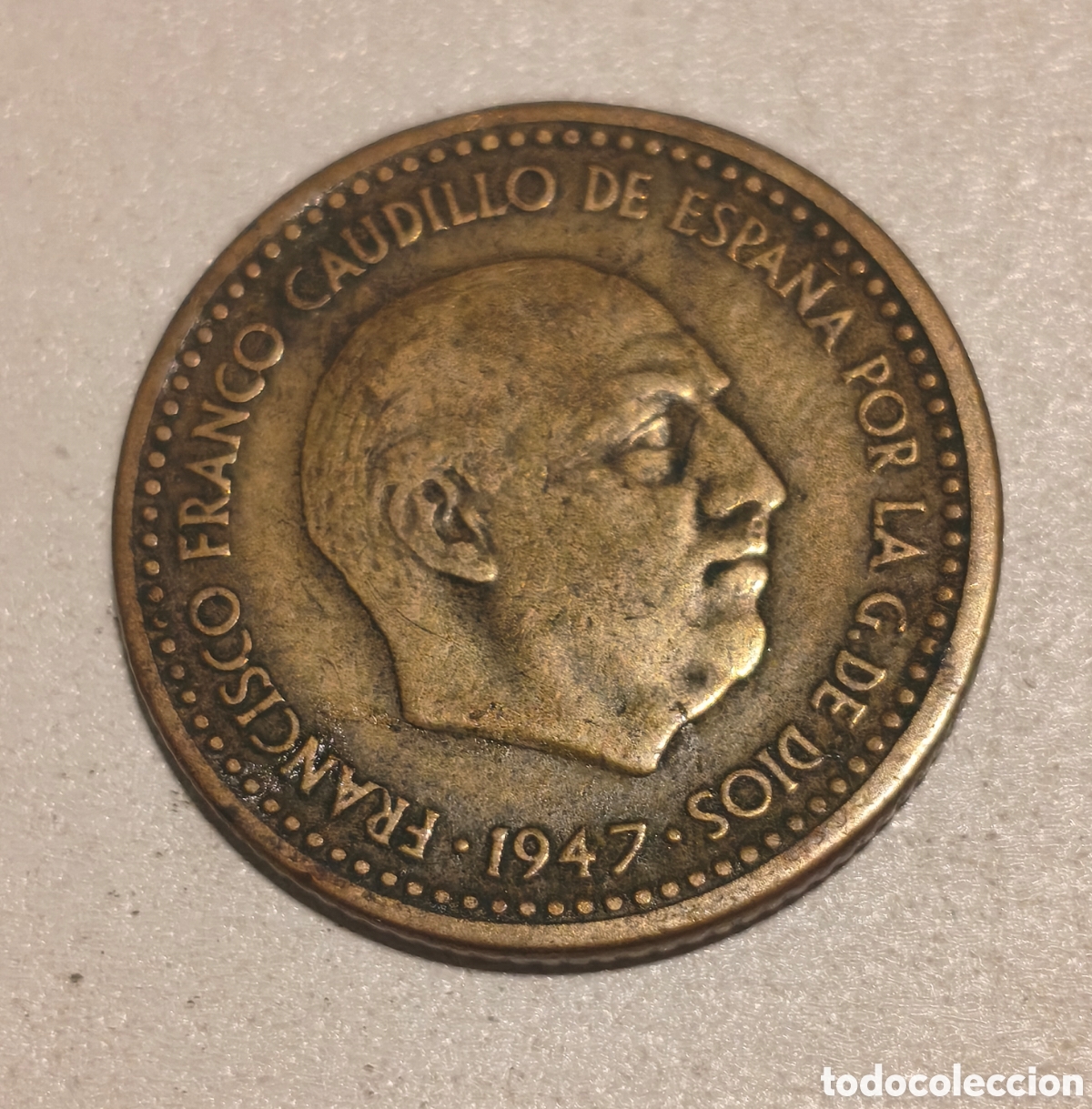 Monedas Franco: 1 PESETA ESPA&Ntilde;A 1947 *56