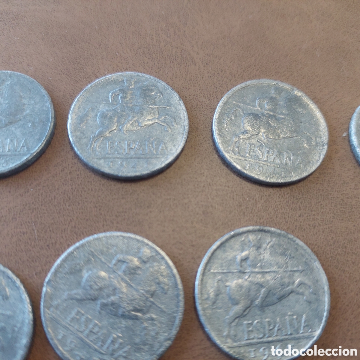 Monedas Franco: 12 monedas 10 cent 1945. - Foto 3