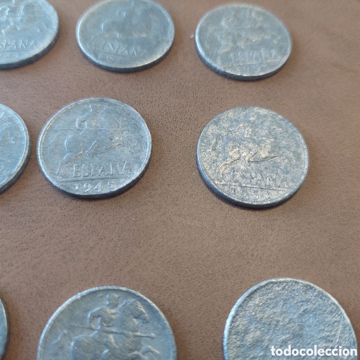 Monedas Franco: 12 monedas 10 cent 1945. - Foto 5
