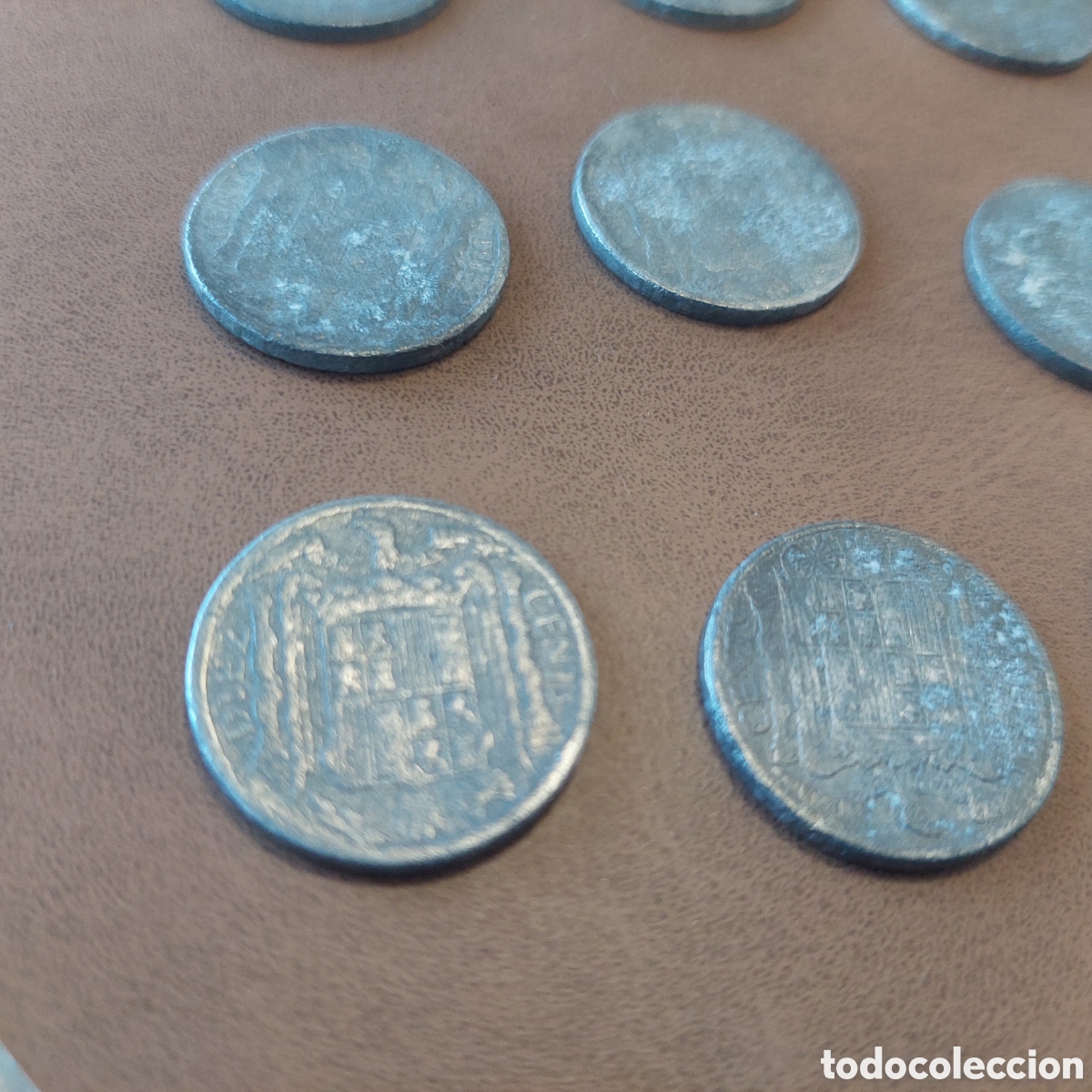 Monedas Franco: 12 monedas 10 cent 1945. - Foto 6