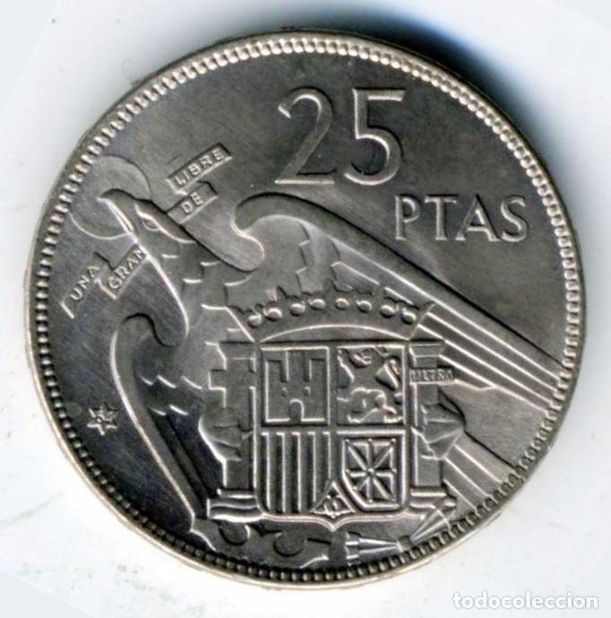 Monedas Franco: XS- FRANCO 25 Pesetas 1957 * 64 EBC+
