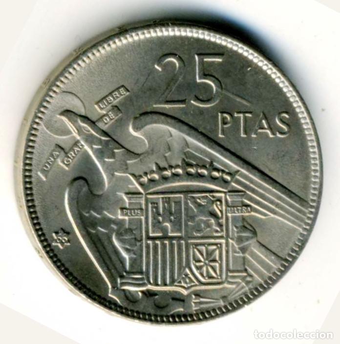 Monedas Franco: XS- FRANCO 25 Pesetas 1957 * 66 EBC+