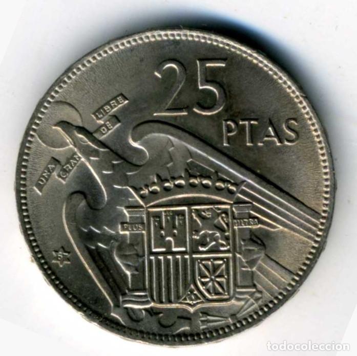 Monedas Franco: XS- FRANCO 25 Pesetas 1957 * 67 EBC+