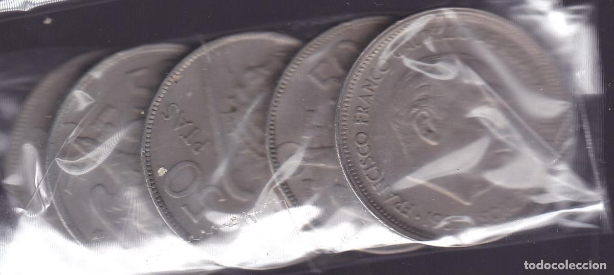 Monedas Franco: FC8-73- FRANCO x 5 Monedas 50 Ptas BC Diferentes A&ntilde;os. Completa