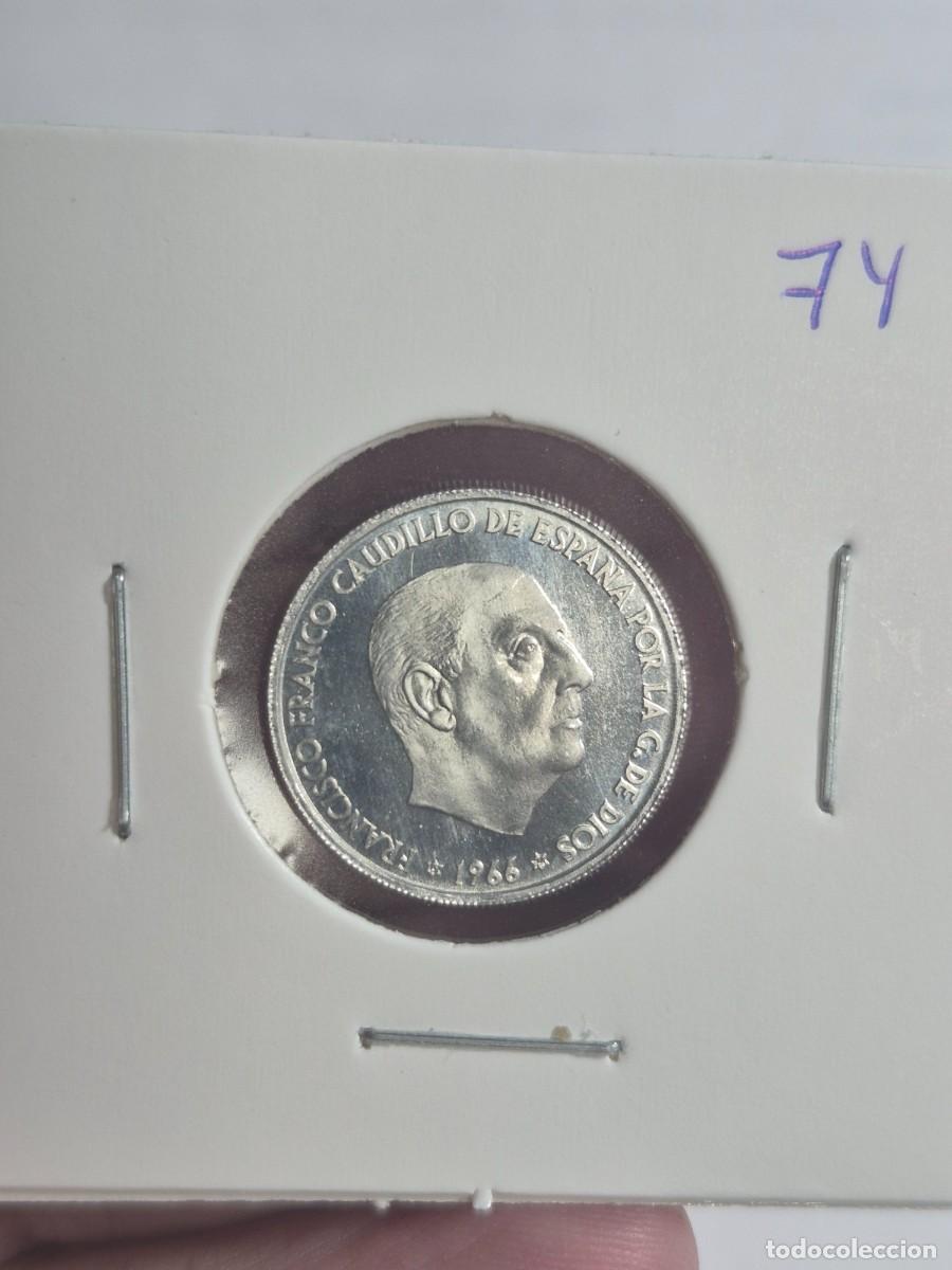 Monedas Franco: NT/ 50 CENTIMOS 1966 *74 ESTADO ESPA&Ntilde;OL SOLO EN PRUEBA SIN OXIDACIONES