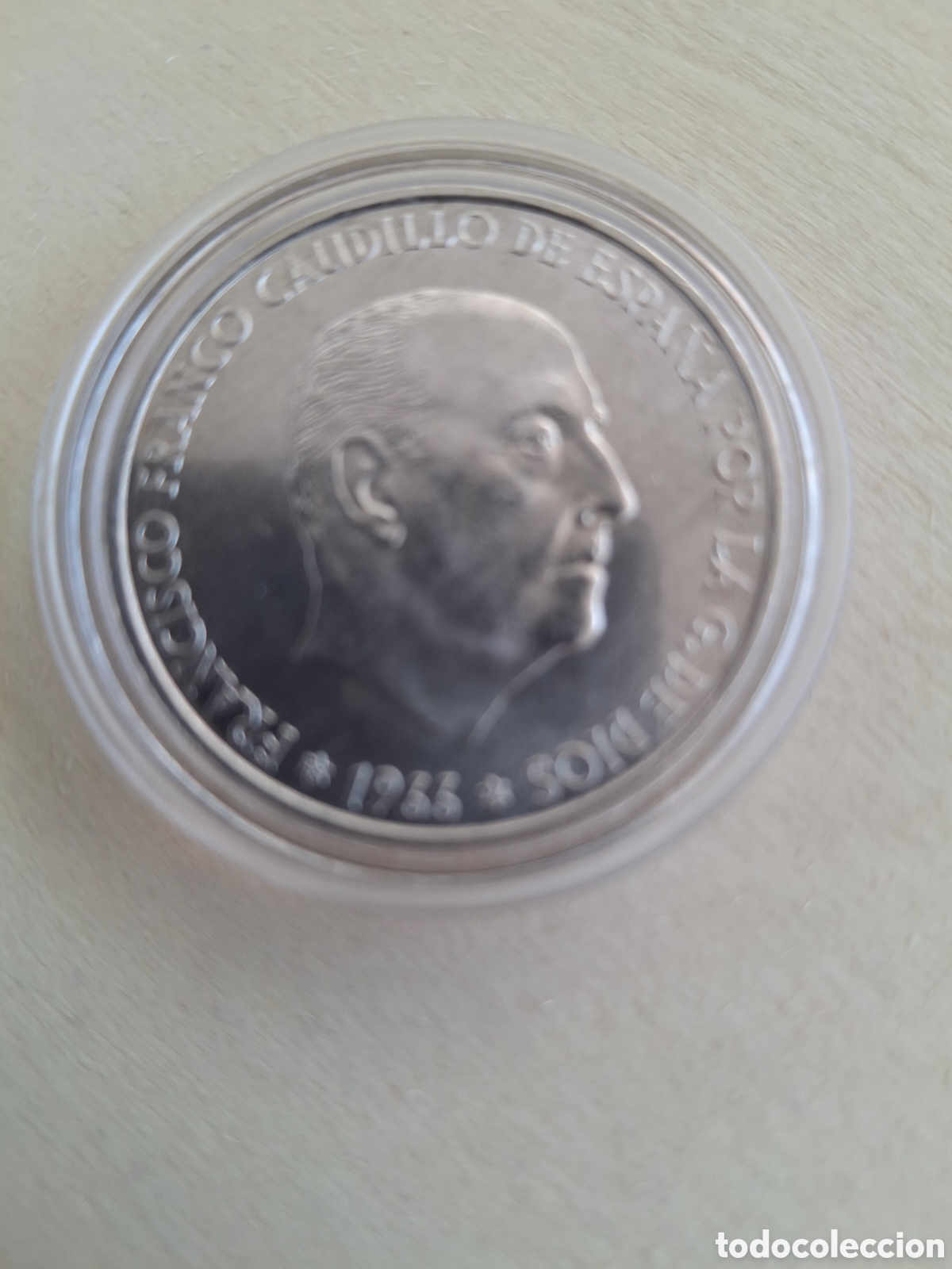 Monedas Franco: Moneda de plata de 100 pesetas sin circular