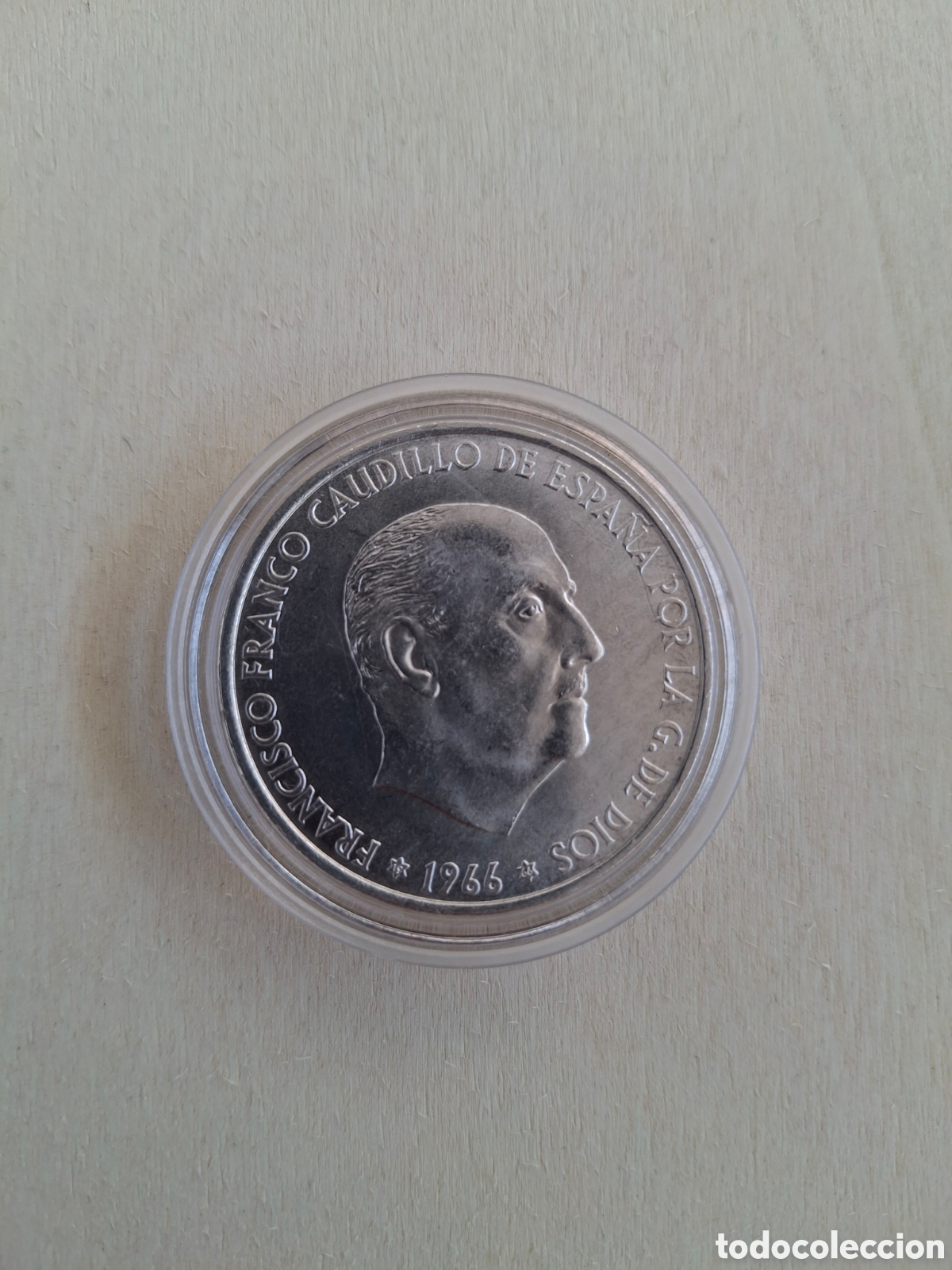 Monedas Franco: Moneda de plata de 100 pesetassin circular
