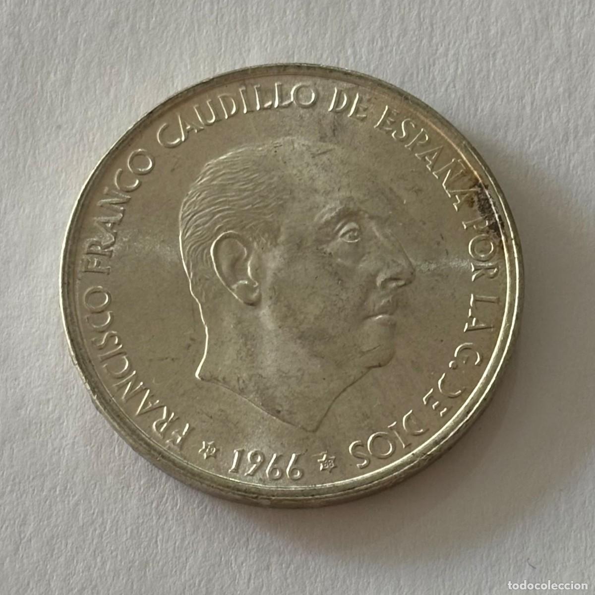Monete Franco: MONEDA DE 100 PESETAS FRANCO 1966 ESTRELLA 68 SIN CIRCULAR (FOTO)