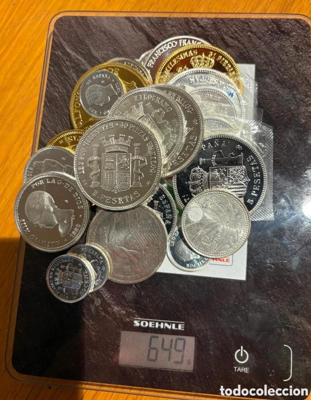 Monedas Franco: Gran lote de monedas 649 gramos de plata para inversi&oacute;n