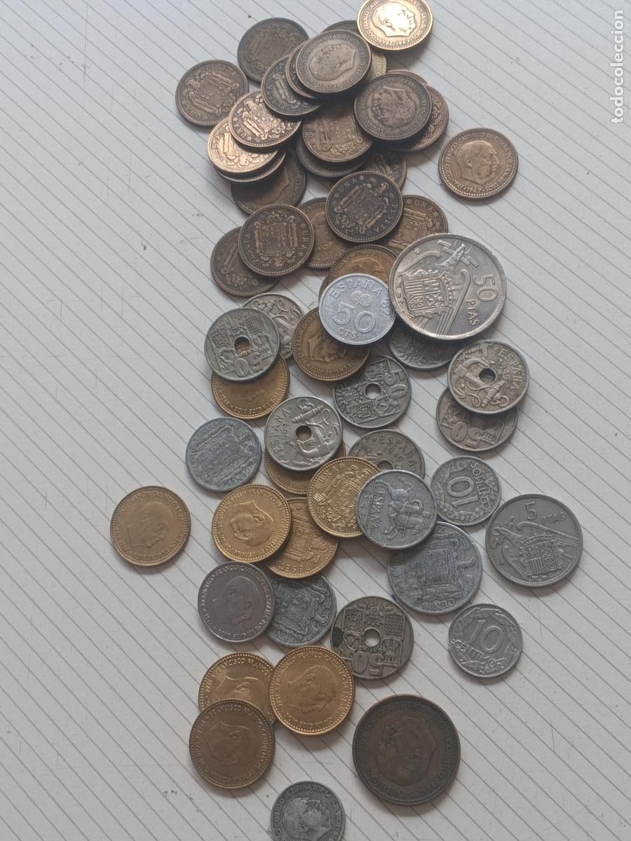 Monedas Franco: Lote de monedas &eacute;poca Francisco Franco
