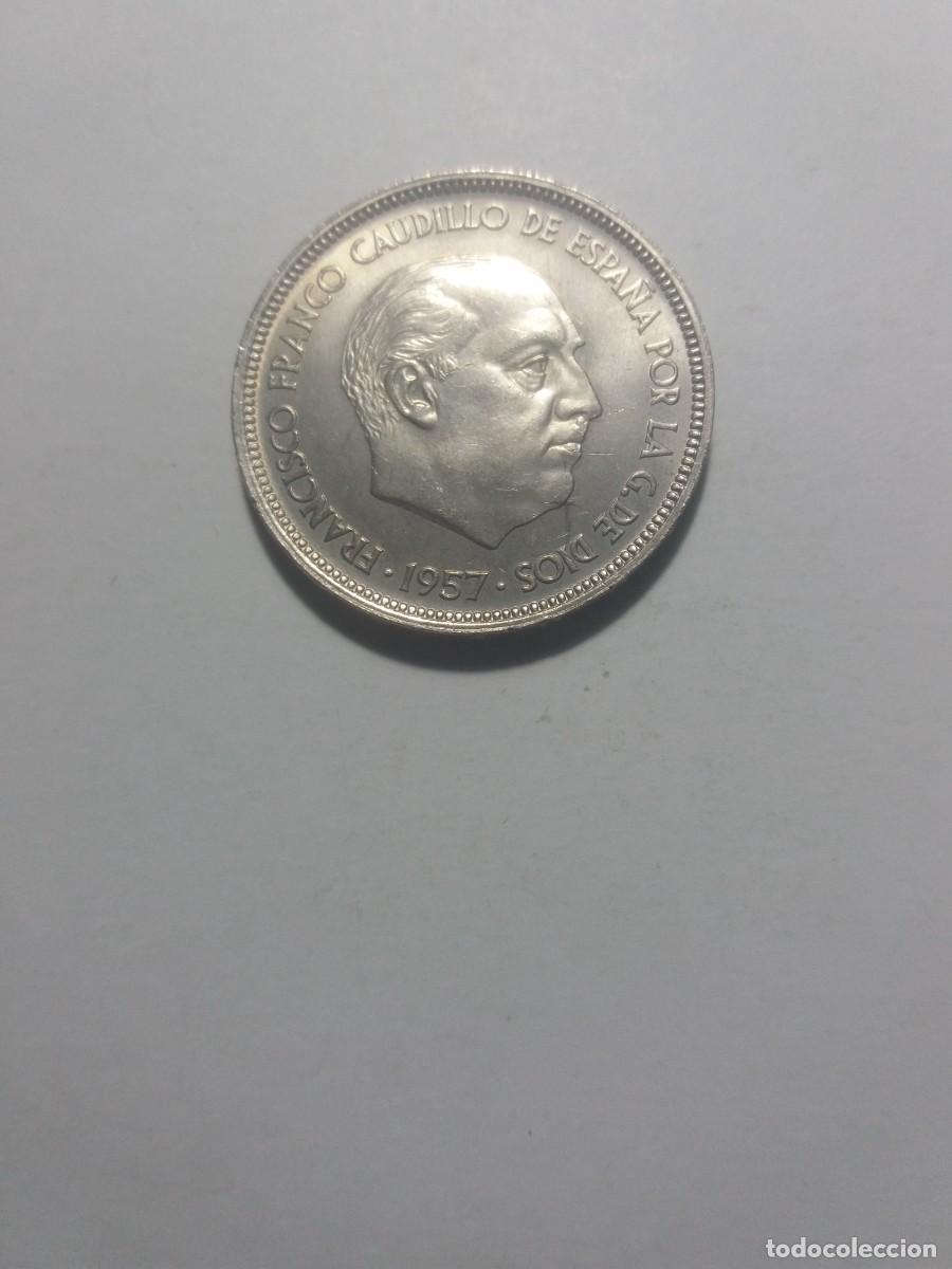 Monedas Franco: Moneda de 50 Pesetas Francisco Franco 1957 estrella 60