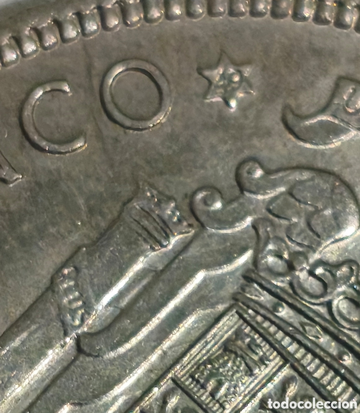 Monedas Franco: 5 PESETAS 1949 *49 SC - Foto 3