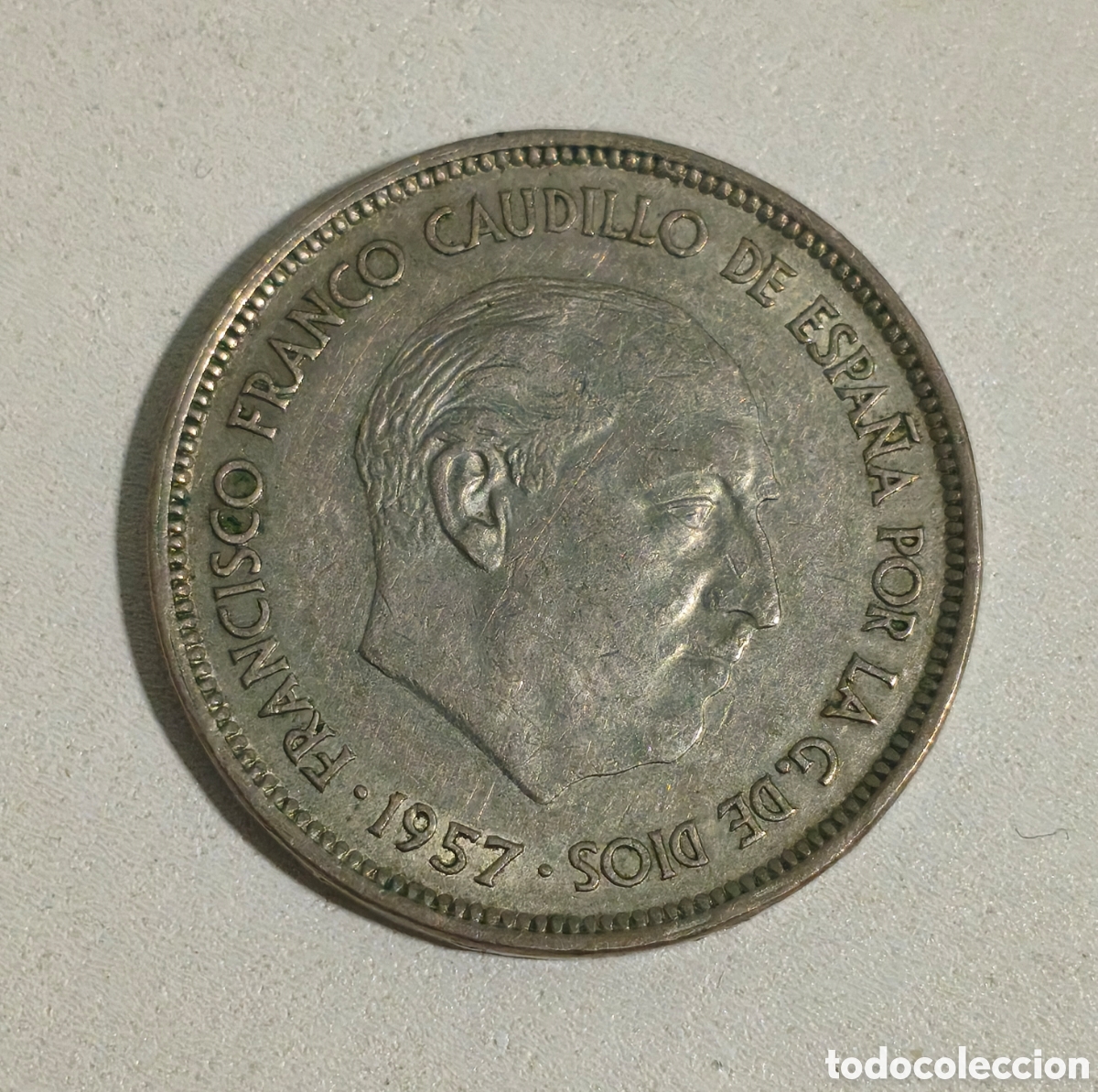 Monedas Franco: 25 PESETAS 1957 *71 EB++