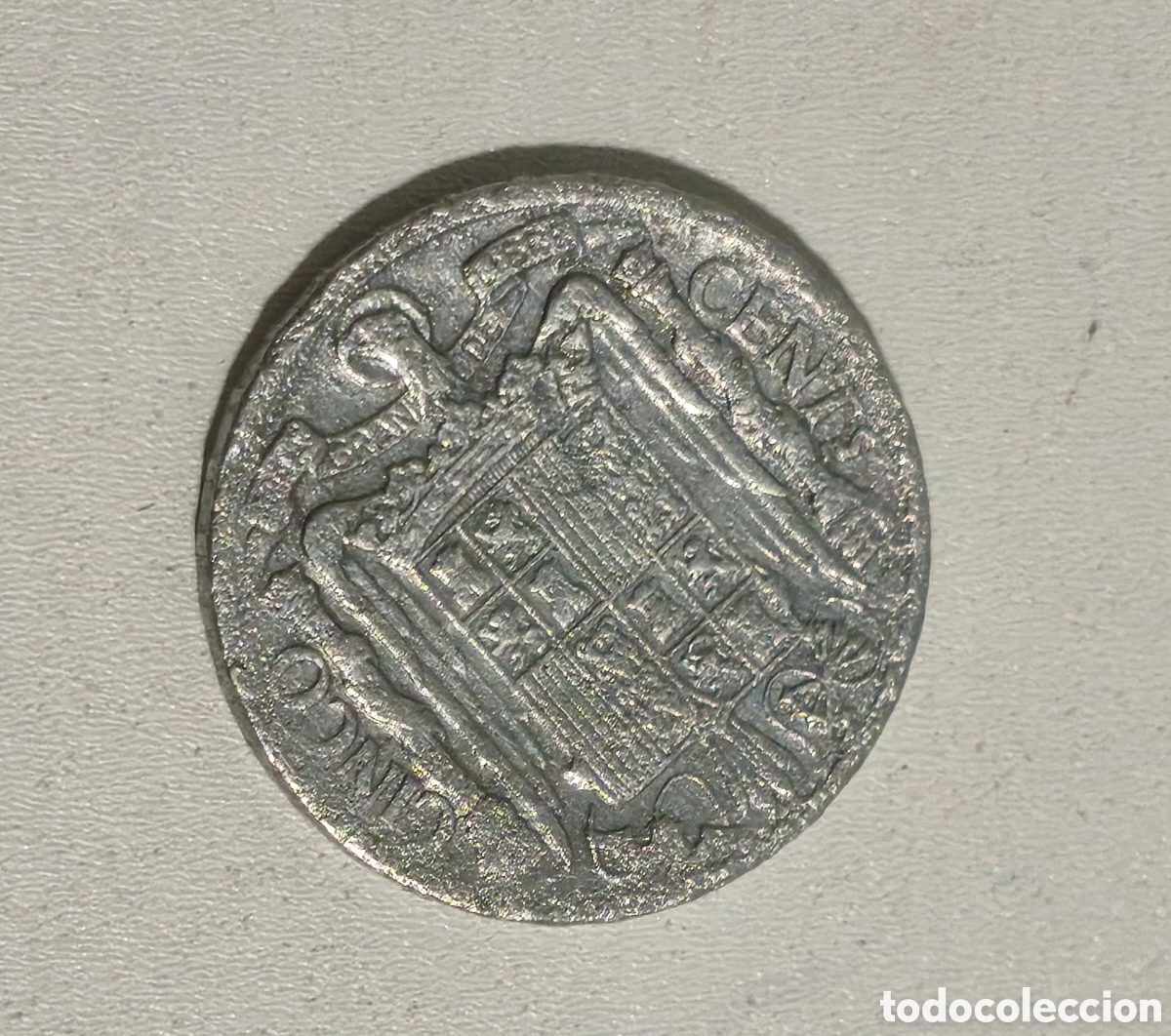 Monedas Franco: 5 CENTIMOS ESPA&Ntilde;A 1940 - Foto 2