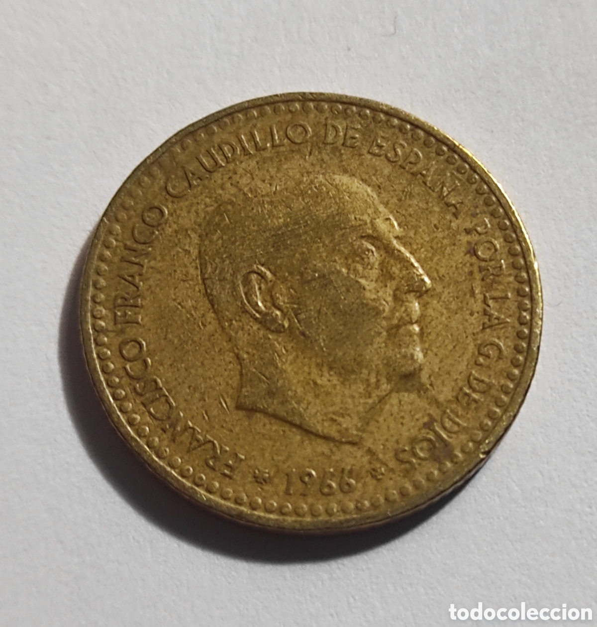 Monedas Franco: 1 PESETA 1966-72 ESPA&Ntilde;A ESTADO ESPA&Ntilde;OL