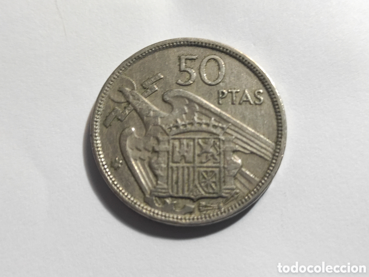 Monedas Franco: FRANCO - ESPA&Ntilde;A - 50 PESETAS 1957-58 ESTADO ESPA&Ntilde;OL