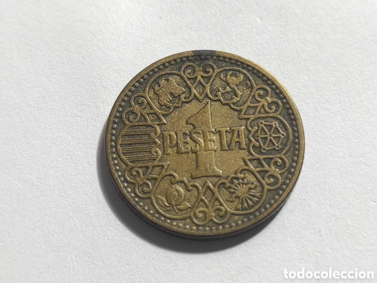 Monedas Franco: MONEDA 1 PESETA 1944 ESPA&Ntilde;A
