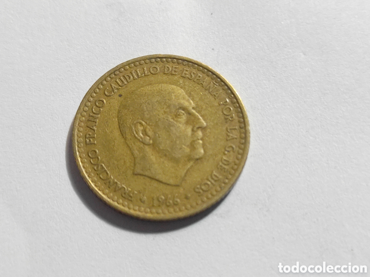 Monnaies Franco: 1 PESETA 1966-69 FRANCISCO FRANCO