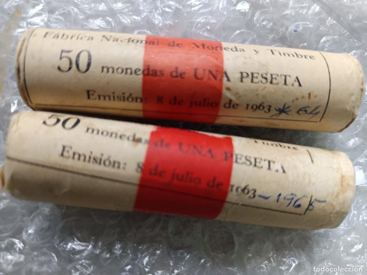 Franco Coins: Lote de 2 cartuchos 1963*64*65 sin circular