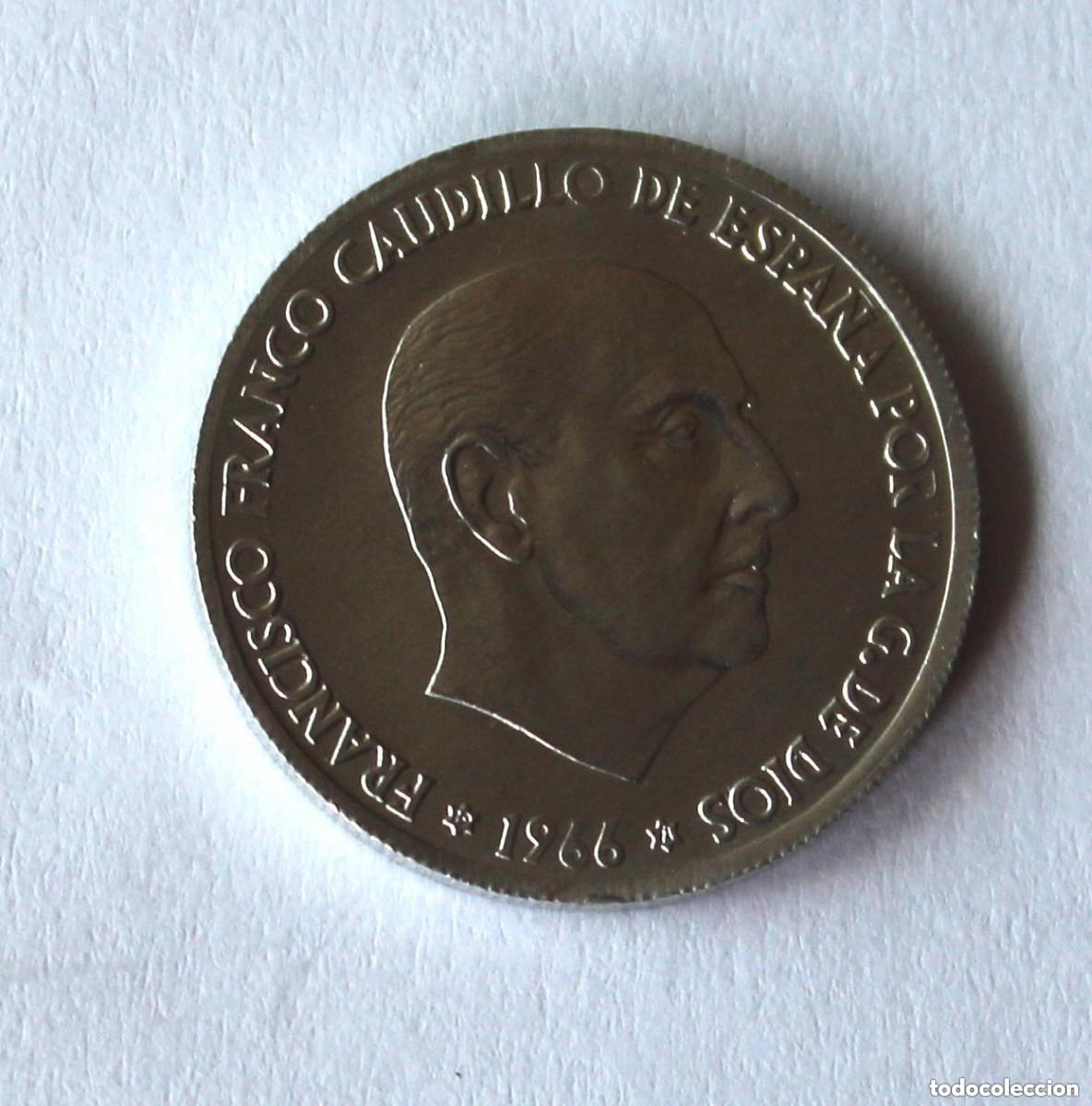 Franco Coins: MONEDA DE 50 C&Eacute;NTIMOS 1966 ESTRELLA 71 SIN CIRCULAR