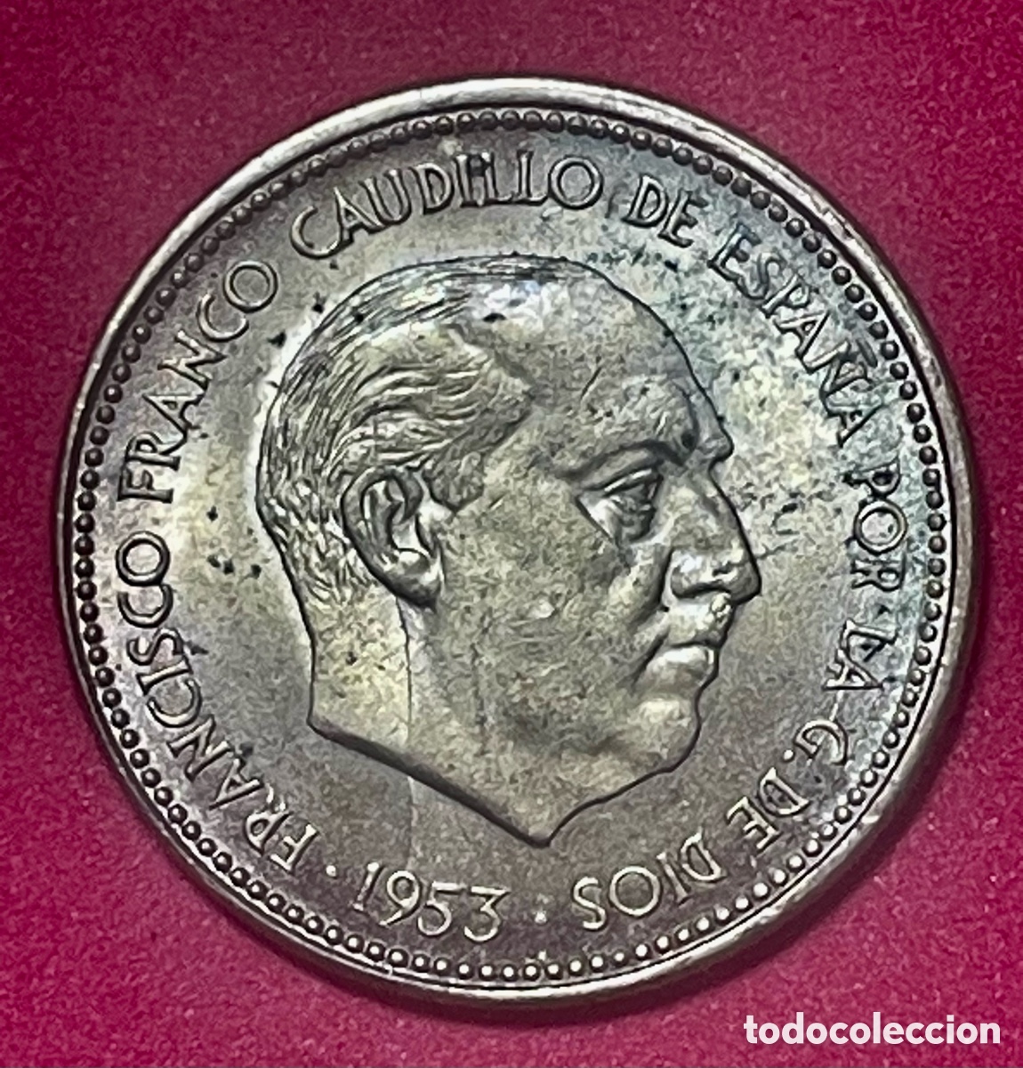 Franco Coins: 2,50 PESETAS A&Ntilde;O 1953*19*56 PRECIOSA