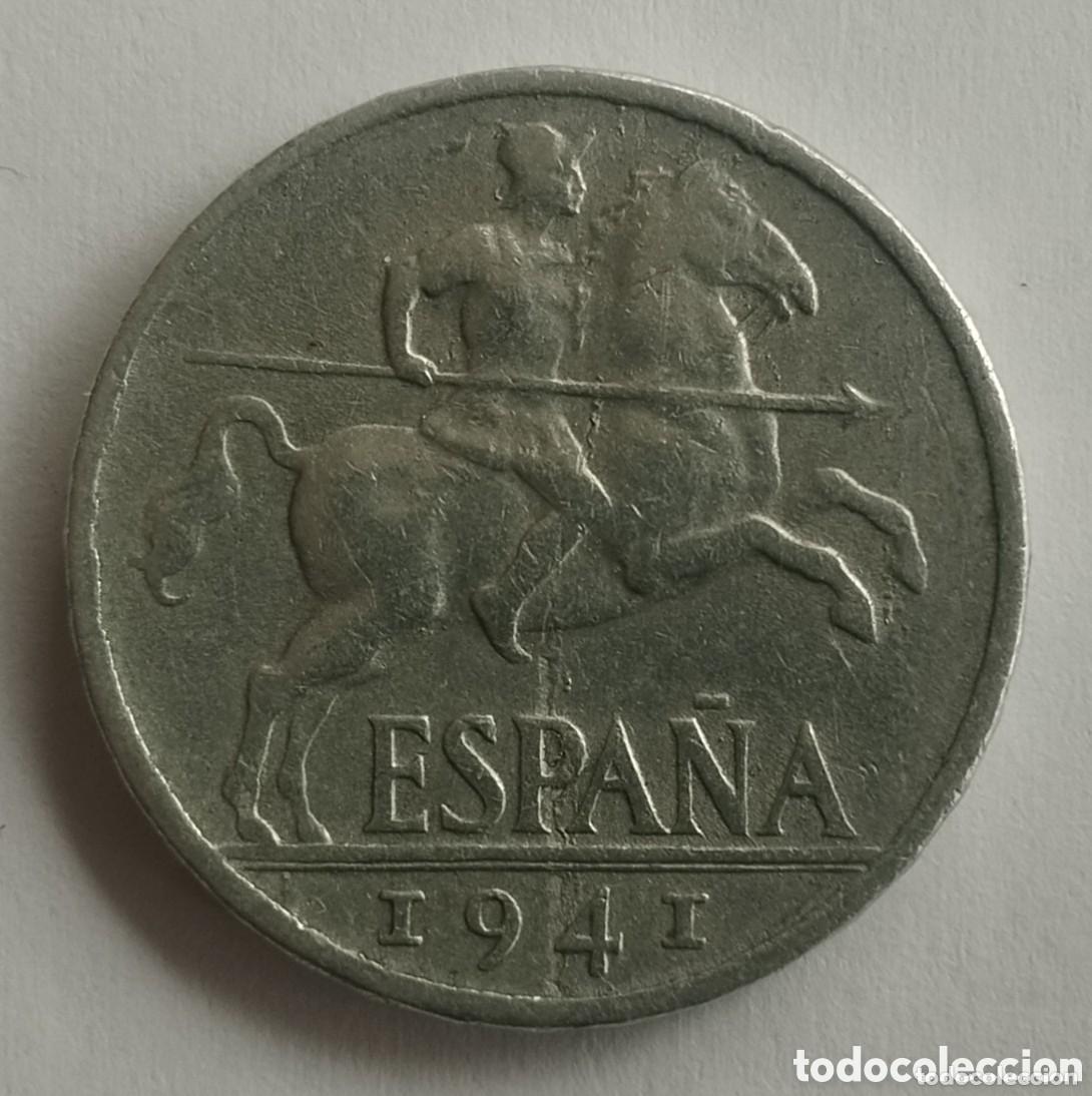 M&uuml;nzen unter Franco: MONEDA DE 10 CENTIMOS 1941 JINETE (FOTO)