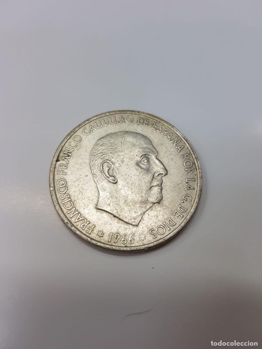Monedas Franco: ESPA&Ntilde;A-ESTADO ESPA&Ntilde;OL-100 PESETAS-1966*19-68